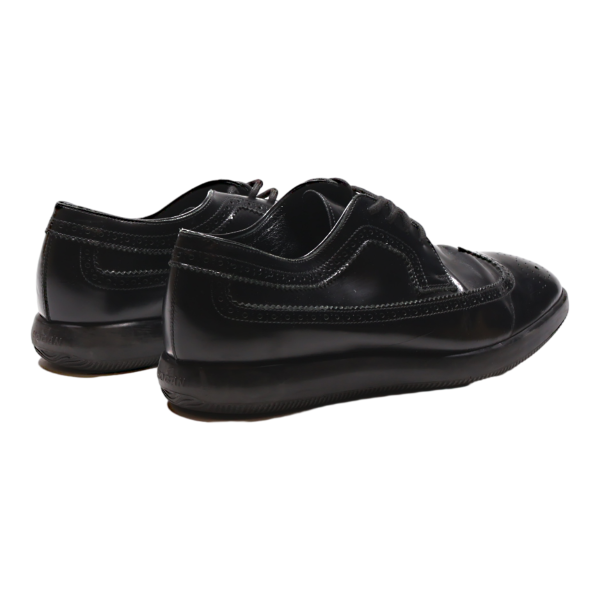 HOGAN Brogue Shoes Black Leather Mens UK 9 For Sale