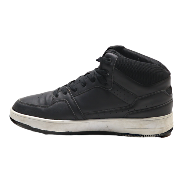 CHAMPION High Top Trainers Black Leather Mens UK 8.5 For Cheap