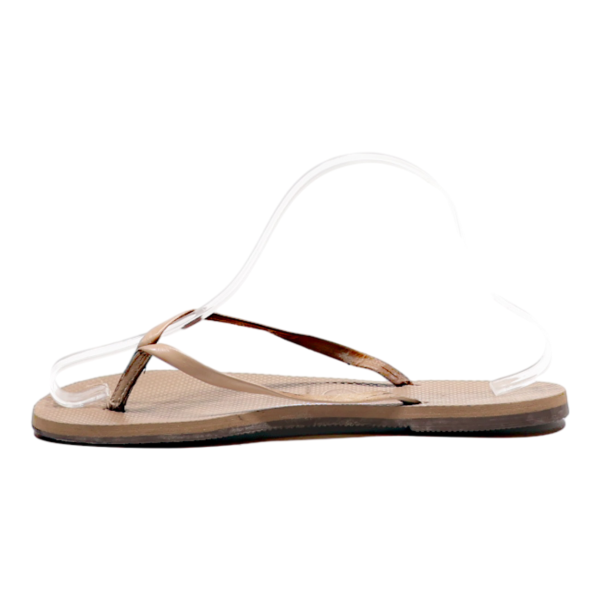 HAVAIANAS Flip Flop Sandals Beige Synthetic Womens UK 6.5 on Sale