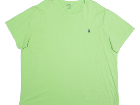 POLO RALPH LAUREN Mens T-Shirt Green 2XL For Discount