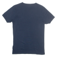 TIMBERLAND Slim Fit Mens T-Shirt Blue S Supply