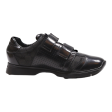 GUCCI Sneaker Trainers Black Leather Mens UK 9 For Sale