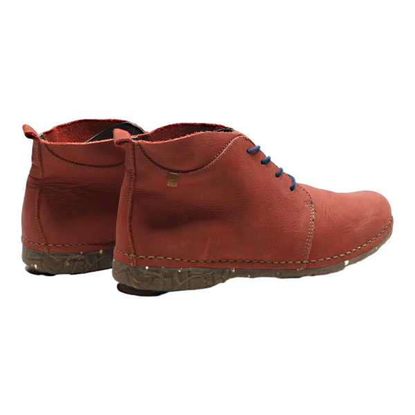 EL NATURALISTA Desert Boots Red Leather Womens UK 7 For Cheap