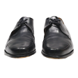 BALLY Derby Shoes Black Leather Mens UK 10 Online Hot Sale