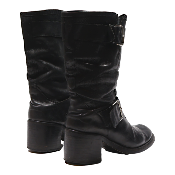 FREE LANCE Biker Boots Black Leather Womens UK 5 Sale