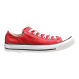 CONVERSE Chuck Taylor All Star Low Top Trainers Red Canvas Womens UK 5.5 Supply