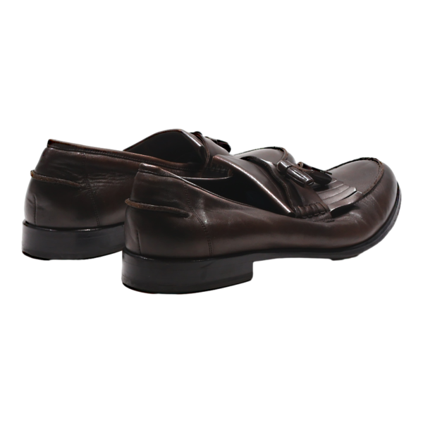 HOTIC Loafer Shoes Brown Leather Mens UK 10.5 For Sale