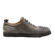 CHRISTIAN LOUBOUTIN Low Top Trainers Grey Canvas Mens UK 9.5 Online now