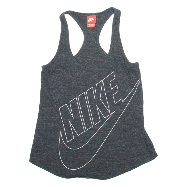 NIKE Womens Vest Grey Sleeveless S Hot on Sale