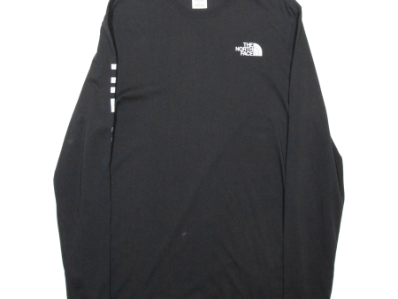 THE NORTH FACE OVERSIZED Mens T-Shirt Black Long Sleeve S Online Hot Sale