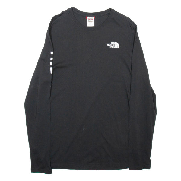 THE NORTH FACE OVERSIZED Mens T-Shirt Black Long Sleeve S Online Hot Sale