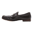 GUCCI Loafer Shoes Black Leather Mens UK 7.5 For Cheap