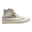 CONVERSE High Top Trainers Silver Synthetic Womens UK 5.5 Online Hot Sale