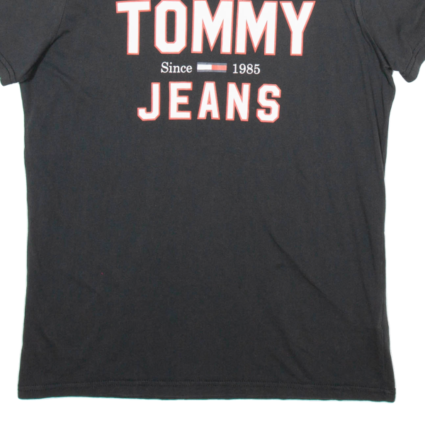 TOMMY HILFIGER Mens T-Shirt Black L Supply