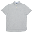 TOMMY HILFIGER Mens Polo Shirt Grey S Online