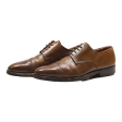 CROCKETT & JONES Derby Shoes Brown Leather Mens UK 9.5 Online Hot Sale