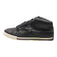 CONVERSE High Top Trainers Black Leather Mens UK 7.5 Supply