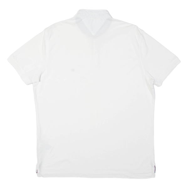 TOMMY HILFIGER Mens Polo Shirt White L For Sale