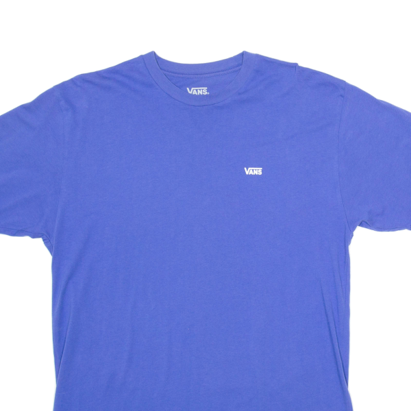 VANS CLASSIC FIT` Mens T-Shirt Blue L Sale