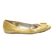 JIMMY CHOO Ballet Shoes Yellow Leather Womens UK 4.5 For Cheap