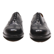 Derby Shoes Black Leather Mens UK 10.5 Supply