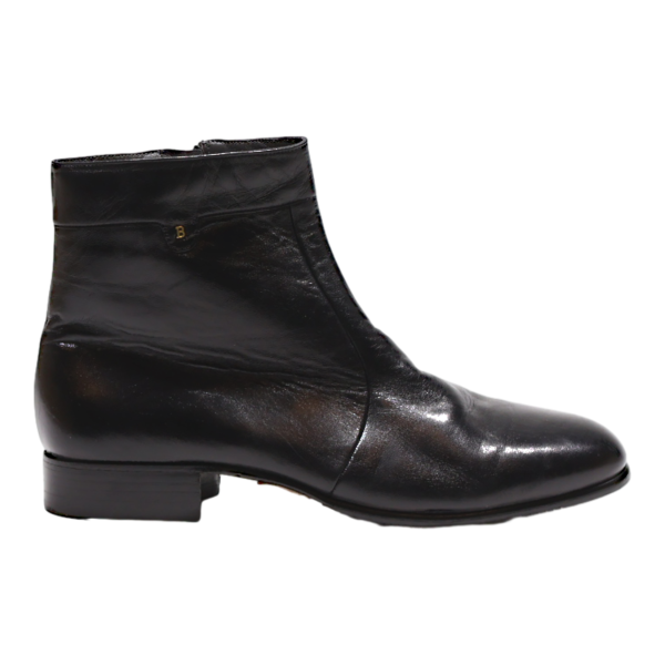 BALLY Ankle Boots Black Leather Womens UK 7 Discount