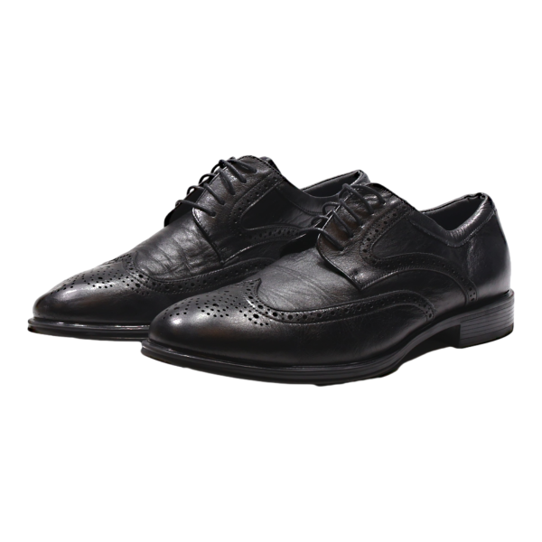 BATA Brogue Shoes Black Leather Mens UK 10.5 For Discount