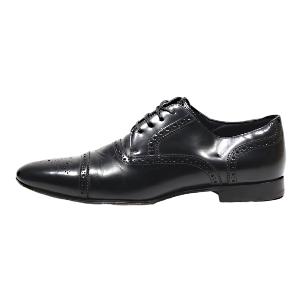 DOLCE & GABBANA Brogue Shoes Black Leather Mens UK 9 Online now