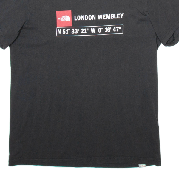 THE NORTH FACE LONDON WEMBLEY Mens T-Shirt Black M Online