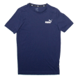 PUMA Mens T-Shirt Blue XS Sale