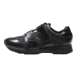 GUCCI Sneaker Trainers Black Leather Mens UK 9 For Sale