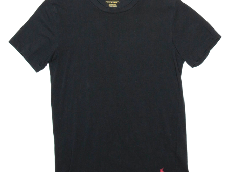 POLO RALPH LAUREN Mens T-Shirt Black S Cheap