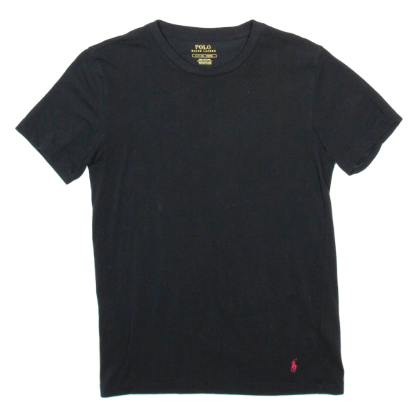 POLO RALPH LAUREN Mens T-Shirt Black S Cheap