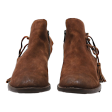 BORN Ankle Boots Brown Leather Womens UK 7 Online Hot Sale