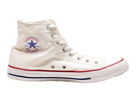 CONVERSE Chuck Taylor All Star High Top Trainers White Canvas Womens UK 8.5 For Cheap