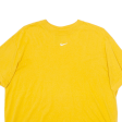 NIKE Womens T-Shirt Yellow M Hot on Sale