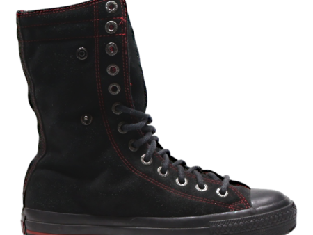 CONVERSE High Top Trainers Black Canvas Womens UK 4 Online