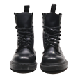 DR MARTENS 1460 Mono Lace-Up Boots Black Leather Womens UK 3 For Cheap