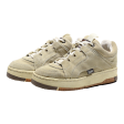 BUFFALO Platform Trainers Beige Suede Womens UK 4 Sale