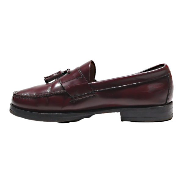 JOHN SPENCER Loafer Shoes Maroon Leather Womens UK 6 Supply