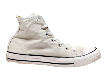 CONVERSE High Top Trainers Grey Canvas Womens UK 6 Fashion