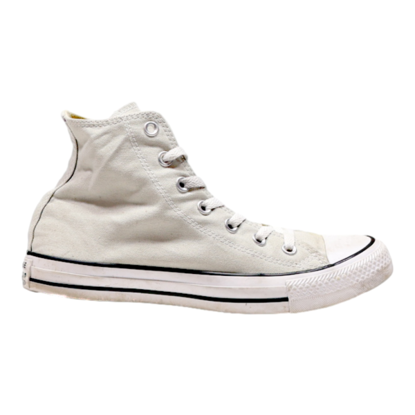 CONVERSE High Top Trainers Grey Canvas Womens UK 6 Fashion