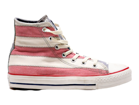 CONVERSE Chuck Taylor All Star High Top Trainers Pink Canvas Womens UK 6 Hot on Sale