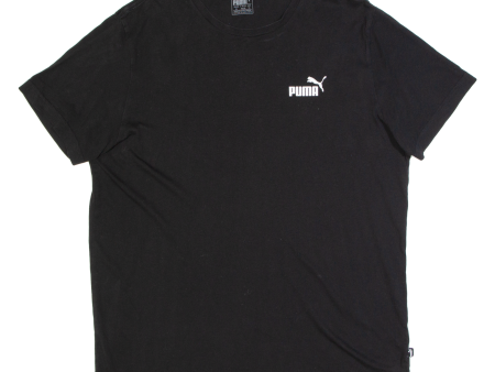 PUMA Mens T-Shirt Black XL Online now