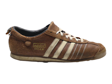 ADIDAS Chile 62 Sneaker Trainers Brown Suede Mens UK 9.5 Online Hot Sale