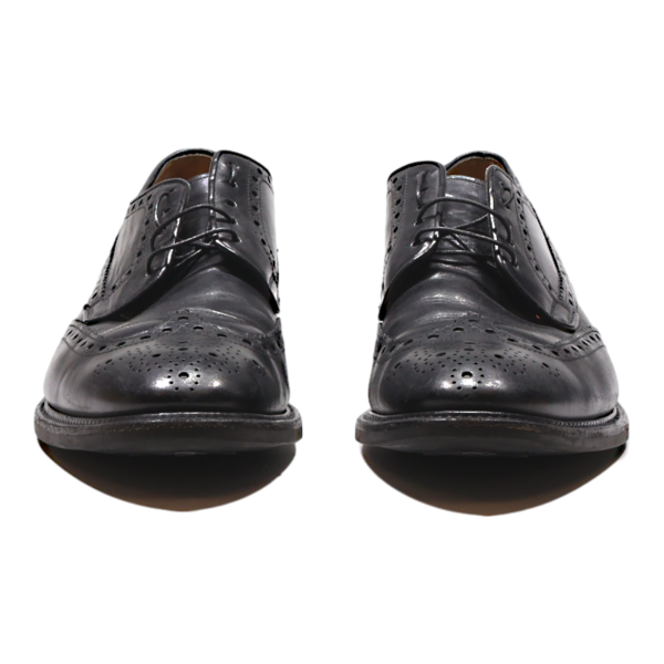 IL GERGO Brogue Shoes Black Leather Mens UK 7.5 Cheap