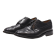 IL GERGO Brogue Shoes Black Leather Mens UK 7.5 Cheap