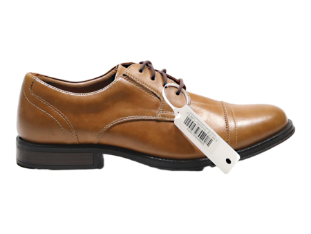 GEORGE Derby Shoes Brown Leather Mens UK 11 Online Hot Sale