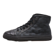 GUCCI High Top Trainers Black Synthetic Mens UK 7.5 Online now