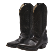 CONSUL Cowboy Boots Black Leather Womens UK 4 Online Sale